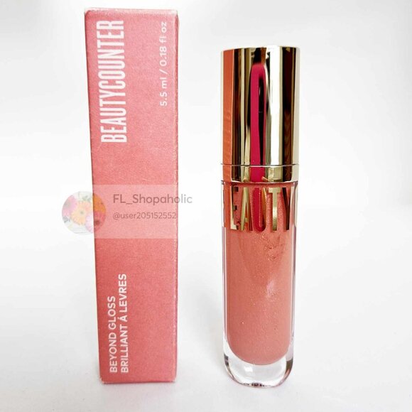 💋 *Beautycounter* Beyond Lip Gloss in Bare Shimmer - NEW - FAST SHIP! - Picture 2 of 7